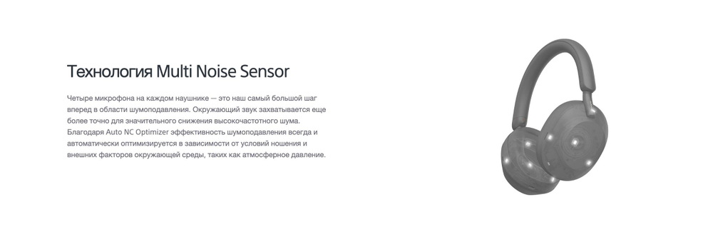 Беспроводные наушники Sony wh-1000xm5 серебристый