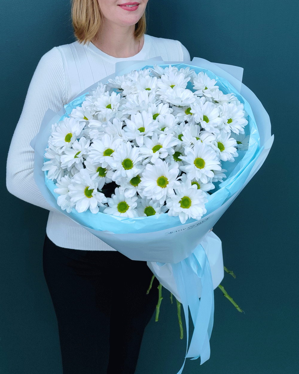 Кустовая хризантема Ромашка,9шт(00446)