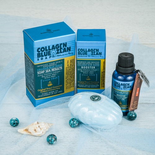Бустер для лица с коллагеном и морскими водорослями Collagen Blue Ozean Buster Madame Heng