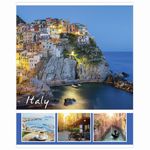 Тетрадь А5, 48 л., BRAUBERG, линия, обложка картон, МИКС, 403040, 5шт