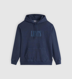 Толстовка мужская LEVI'S RELAXED GRAPHIC PO SSNL SERIF 4 NAVY BLA