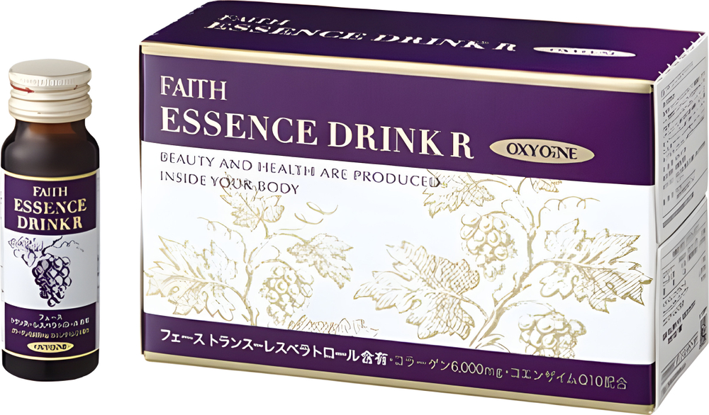 FAITH Коллагеновый напиток с трансресвератролом Фейс Оксиуан Р- Faith Oxyone R Essence Drink (10 bottlesx50ml)