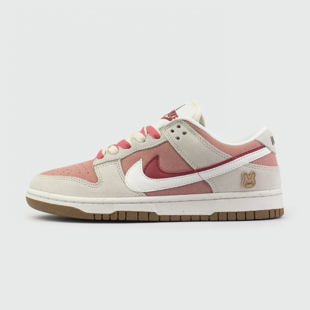 кроссовки Nike Dunk Low SE 85 Double Swoosh Pink Grey