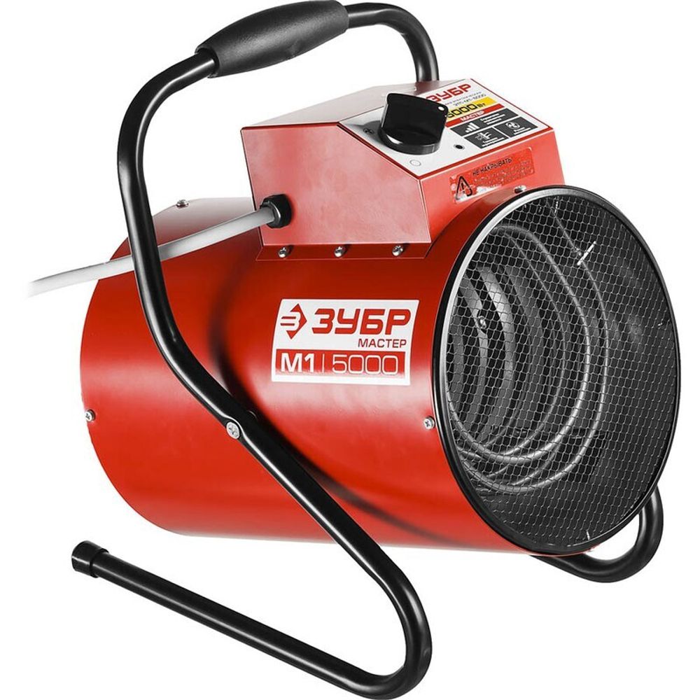 Тепловая пушка электрическая Зубр ЗТП-М1-5000 - [4,5 кВт / 220В]