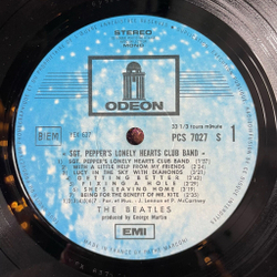 Винтажная виниловая пластинка LP The Beatles Sgt. Pepper's Lonely Hearts Club Band (France 1971)