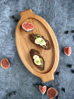 Поднос деревянный сервировочный из массива дуба MG283