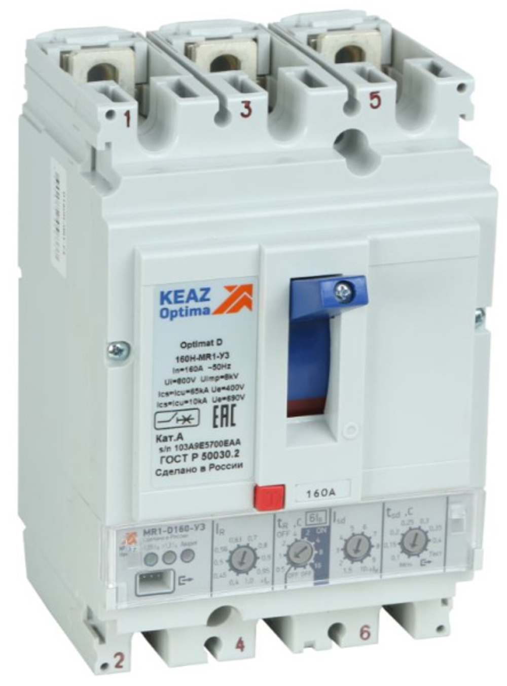 Автоматический выключатель в литом корпусе КЭАЗ 137335