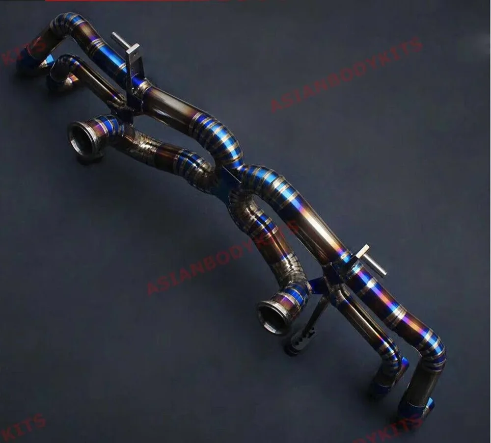Х Пайп для Lamborghini Huracan Titanium Catback Exhaust X PIPE LP580 LP610