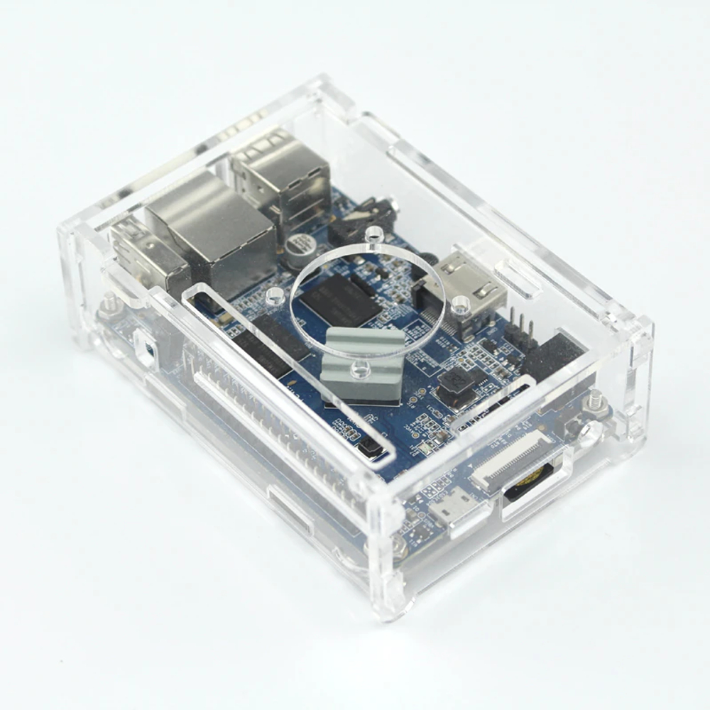 Прозрачный корпус с вентилятором для Orange Pi PC/PC Plus