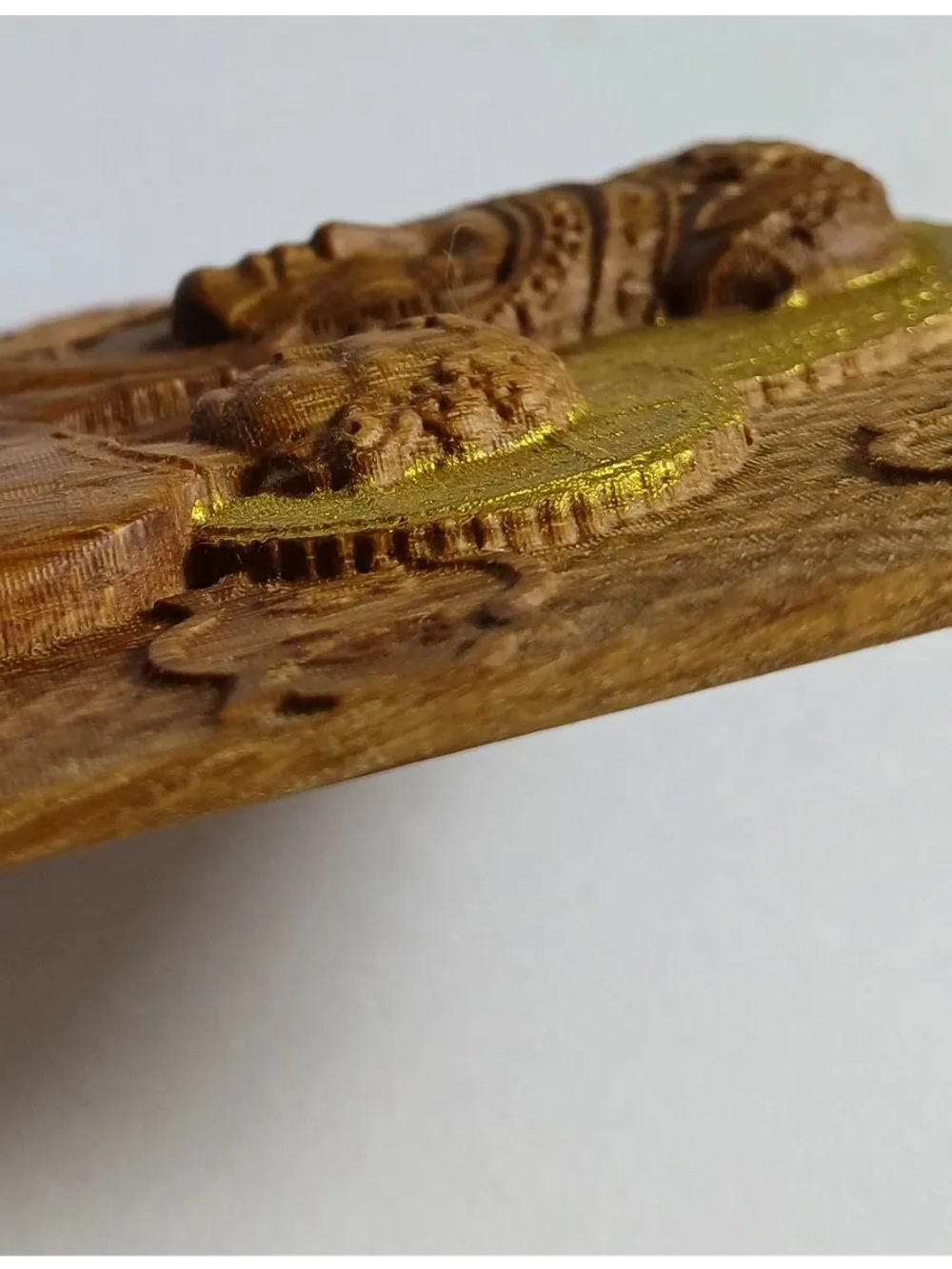 Освященная Икона Божией Матери «Призри на смирение" из дуба