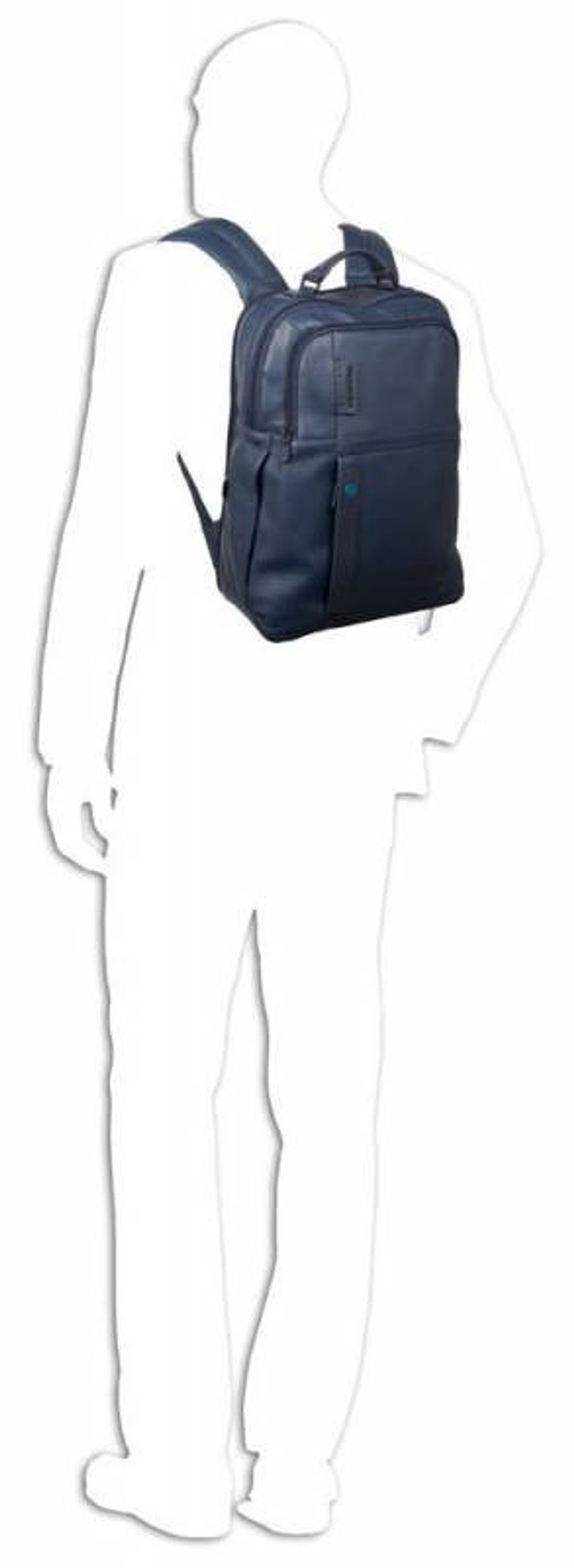 Рюкзак Piquadro Pulse синий кожа (CA4174P15/BLU3)