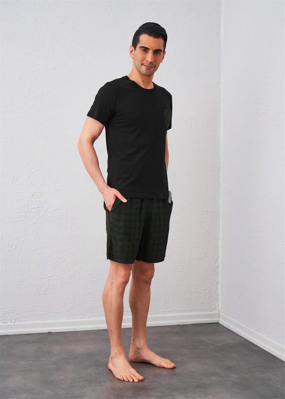 RELAX MODE - Мужская пижама с шортами - 13226
