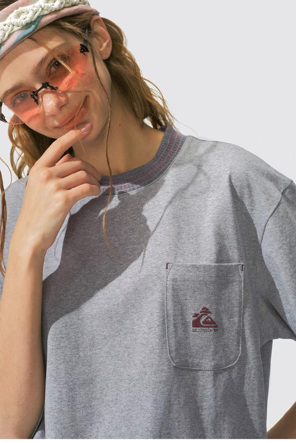 Футболка Nothomme Monterest X Quiksilver Cold flower gray