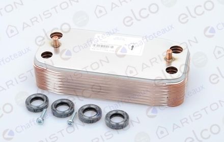 Теплообменник для котла Ariston (Аристон) вторичный
