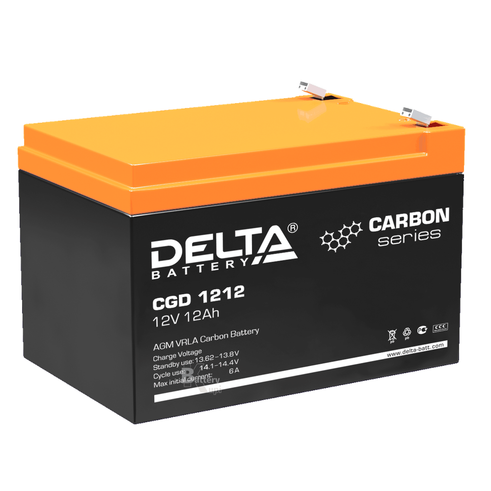 Аккумулятор Delta CGD 1212 (AGM+Carbon)