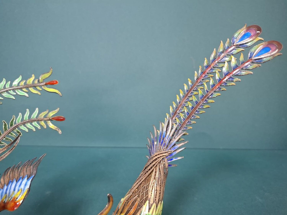 Винтажная фигура Фэнхуан «Птица»