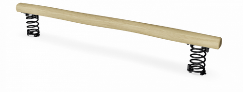 Бревна-балансиры на пружинах