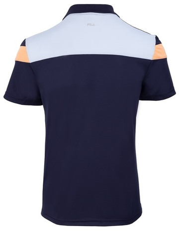 Мужское теннисное поло Fila Polo Adrian - небесный