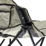 Кресло складное до 100 кг TJ-2000, 60*46*70 см, цвет: светло-серый