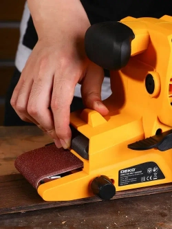 Шлифмашина ленточная DEKO DKBS1300, 1300 Вт, с регулировкой оборотов