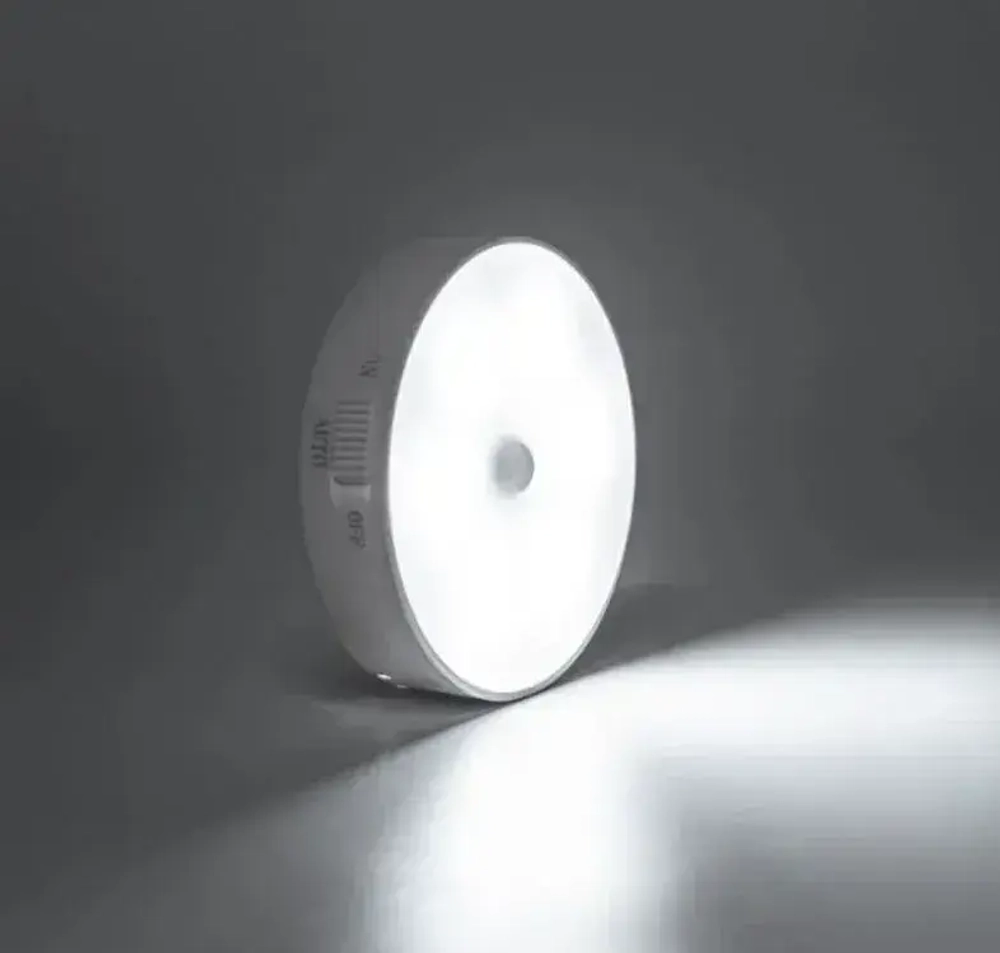 Беспроводной USB светильник с датчиком движения 7 см , холодный свет