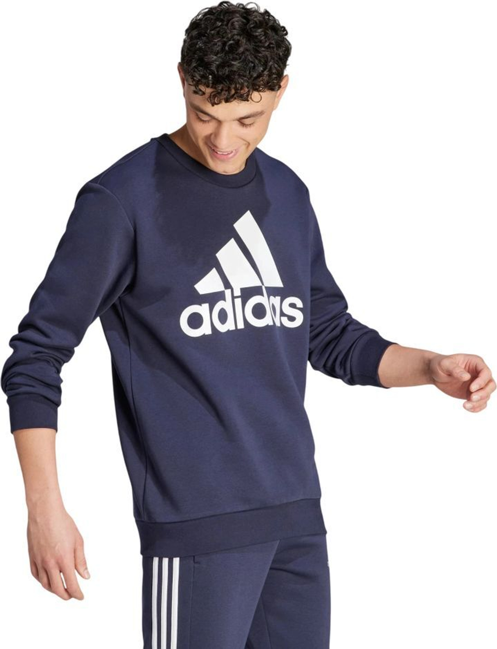 Толстовка Adidas M BL FL SWT синий