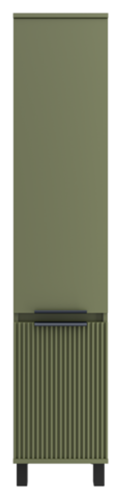 Шкаф - пенал Brevita Enfida 35 универсальный левый (зеленый)