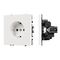 Механизм электрической розетки Arlight SCT-NOBE-MEU1-SFPL-WH (230V, 16A) 054276