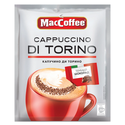 Кофе MacCoffee Cappuccino Di Torino шоколад 20 пак