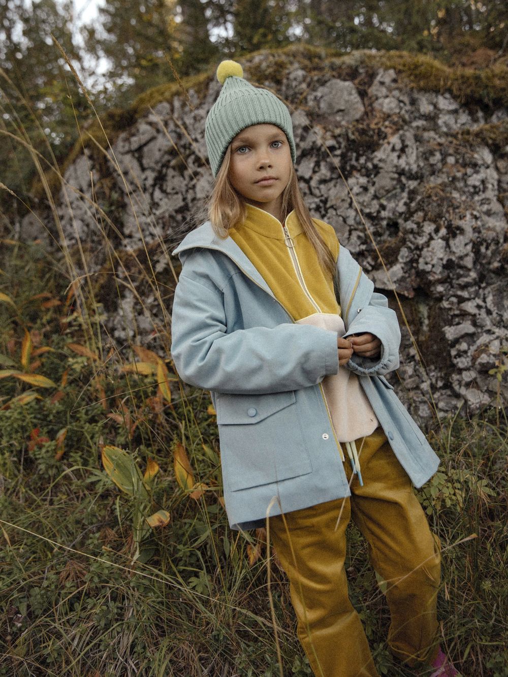 Парка c флисом полынь