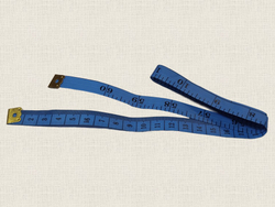 Сантиметровая лента портновская, 1.2×150 см (см/дюймы) цвет синий