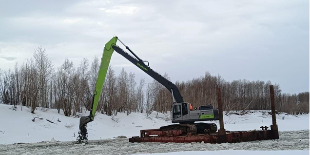 Услуги Экскаватора с длиной рукой