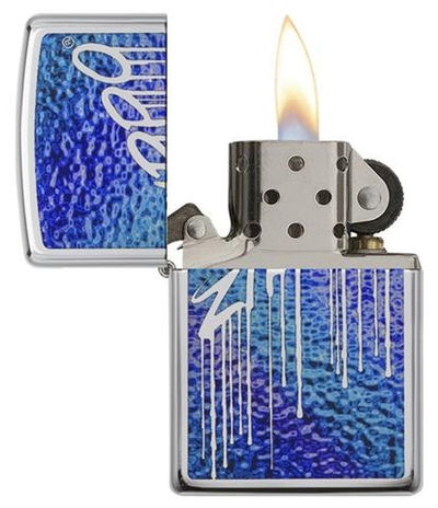 Зажигалка Zippo Classic с покрытием High Polish Chrome, латунь/сталь, серебристая, 36x12x56 мм