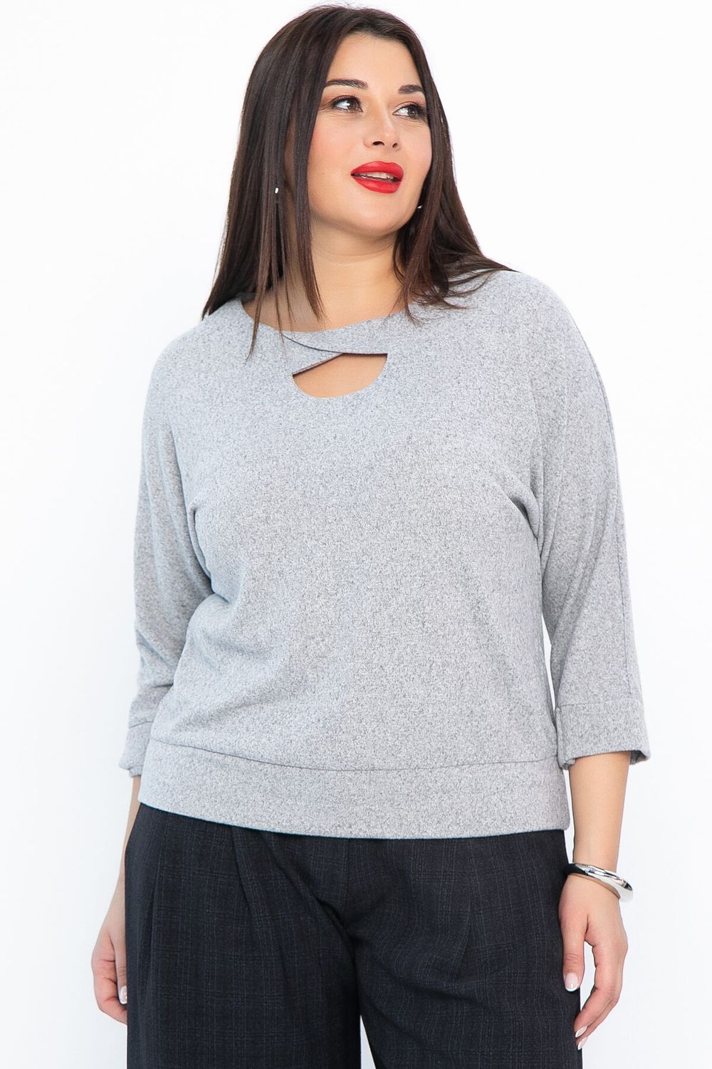 Блуза Ума (серая) Б14631-50М LT Collection