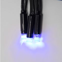 ULD-S1000-120-DBA BLUE IP67 Гирлянда светодиодная с контроллером. 10м. 120 светодиодов. Синий свет. Провод черный. ТМ Uniel