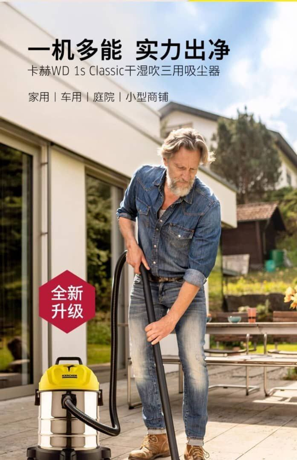 Пылесос KÄRCHER WD 1s Classic