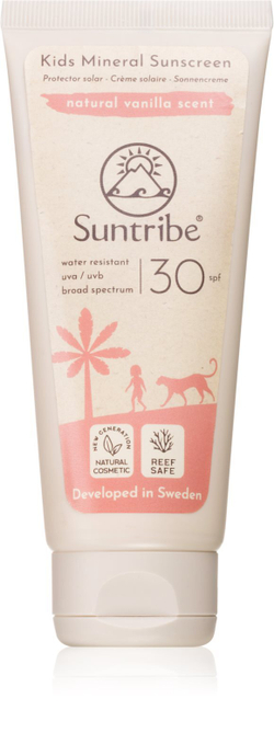 Suntribe Kids Mineral Sunscreen - минеральный защитный крем для лица и тела для детей /   100  ml  / GTIN 7350097210251