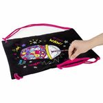 Мешок для обуви BRAUBERG PREMIUM, карман, подкладка, светоотражайка, 43х33 см, "Pop style", 271619