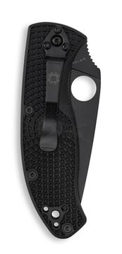 Складной нож Spyderco Tenacious Lightweight 122PSBBK c клинком из стали 8Cr13MoV, рукоять FRN