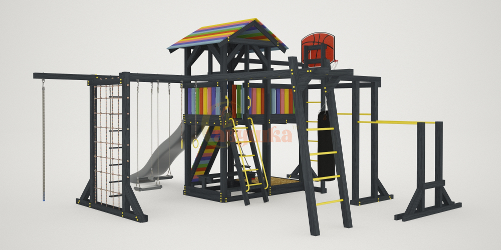 Детская площадка Савушка 2 (BLACK)