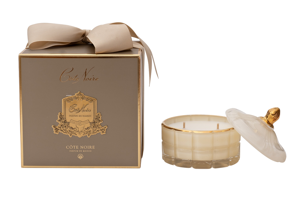 Свеча ароматическая Светлая Ваниль (Blonde Vanilla) в вазе в упаковке 185 гр. Garda Decor