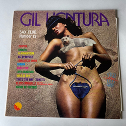 Винтажная виниловая пластинка LP Gil Ventura Джил Вентура, Sax Club Number 13 (Италия 1976)