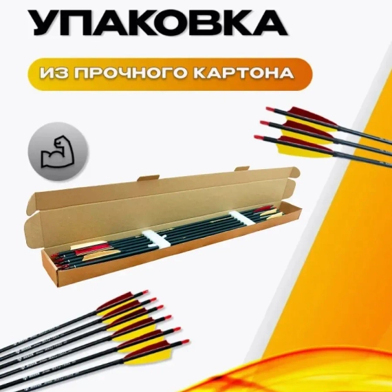 Стрелы для стрельбы из лука натуральное оперение