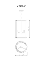 Светильник подвесной Moderli V10262-3P Crumbly
