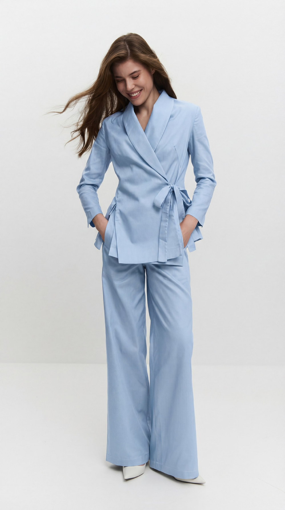 Медицинские брюки широкие