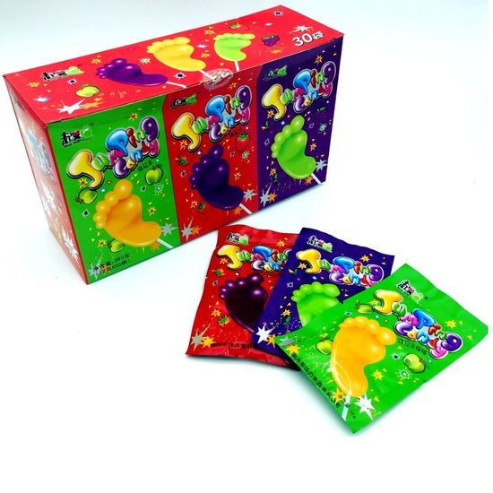 Леденец на палочке Ножка с шипучкой, 12 г