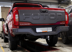 Фаркоп с электр. Smart, Foton Tunland 2023-н.в., шар E, 2800/100 кг, F.3611.002, Berg (паспорт, сертификат)