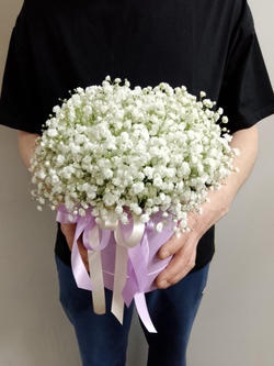 Трендовая гипсофила в разноцветной гамме (КМ0001)