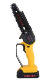 Электрическая аккумуляторная пила ELS-20-Li-2К 6+8 Eurolux (две цепи,две шины,2 АКБ и ЗУ в компл)