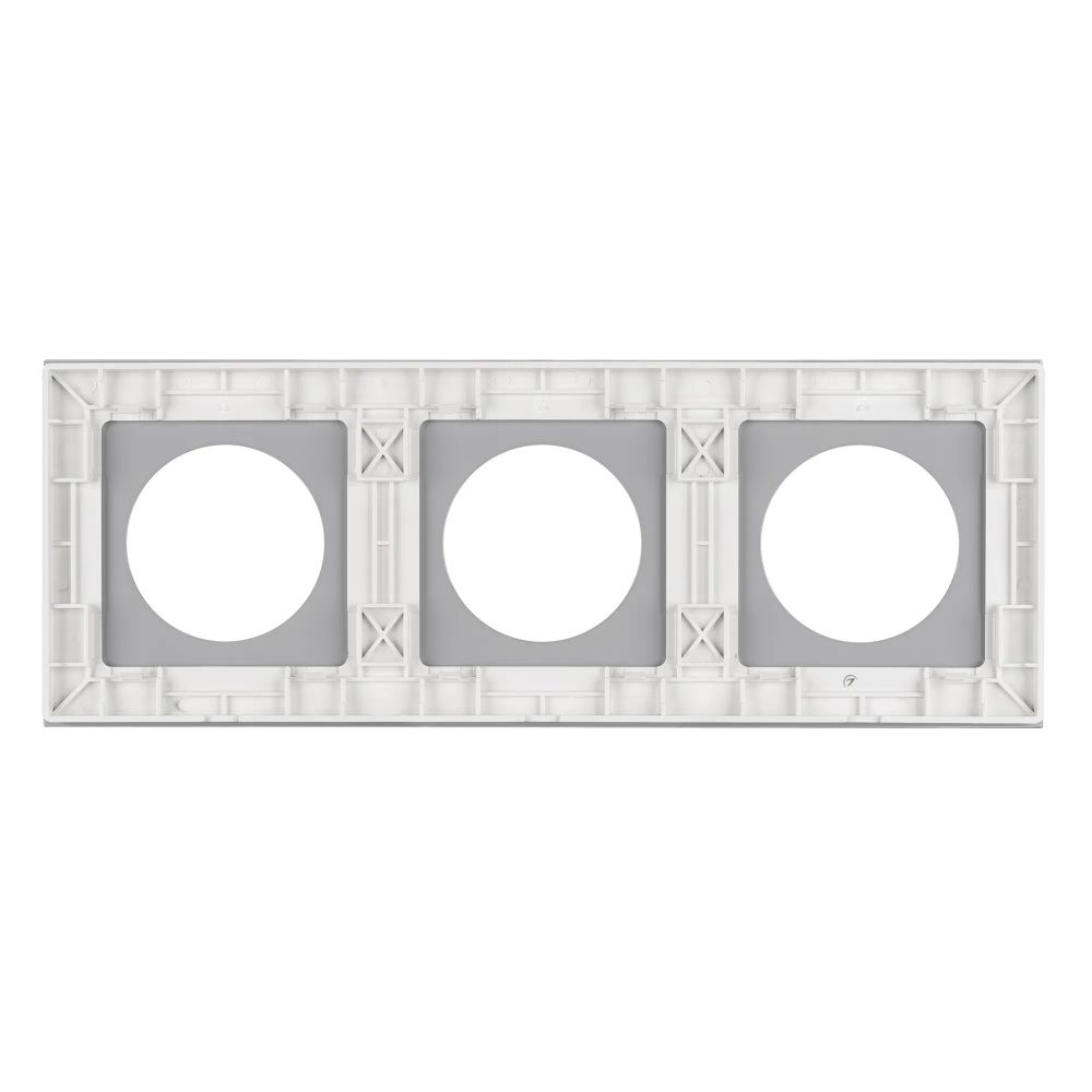 Рамка стеклянная FRM-GLARE-GC-3-WH (Arlight, -) 043838